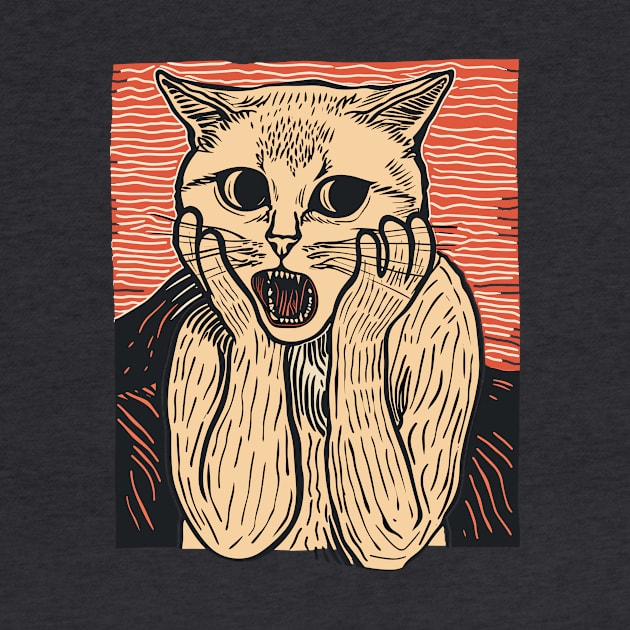 The Cat Scream by Mad Swell Designs